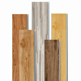 Lantai Papan Vinyl SPC Kunci Klik Lapisan Aus 4mm 5mm 6mm 7mm 8mm Tekstur Kayu Tahan Api Tahan Air Harga Rendah Mewah