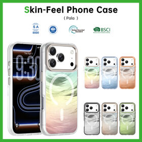 2026 TPU+PC Luxuriöse, magnetische, stoßfeste, farbenfrohe, coole, niedliche, transparente, matte Handyhülle für Apple iPhone 17 Pro Max