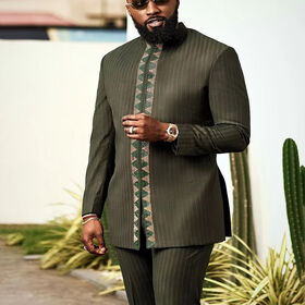 African men's wedding suits,traditional Muslim-style clothing,Traditional Indian and Pakistani clothing