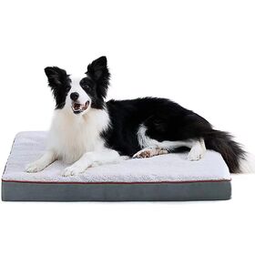 Camas Personalizadas para Perros y Gatos con 2 Lados, Sofá Cama Antideslizante de Espuma para Perros Grandes con Funda Lavable y Extraíble, Múltiples Tamaños y Colores