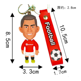 Wholesale 2026 World Cup mascot keychains, figurines, hanging ornaments, football star keychains as gifts