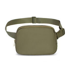 Personalizado Fanny Pack teléfono cintura bolsa nylon impermeable al aire libre deportes correr cinturón cintura bolsa para hombre mujer moda
