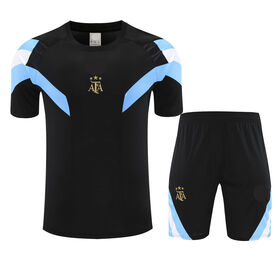 Conjuntos de chándal, Chándal de manga corta para hombre, Camiseta de fútbol de Tailandia, Traje de entrenamiento de Argentina 25/26, Ropa deportiva, Conjuntos de chándal