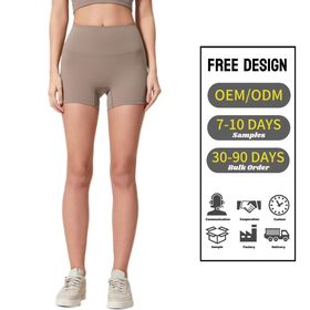 Short de Sport sans Couture à Séchage Rapide pour Yoga et Course, Idéal pour l'Entraînement Physique