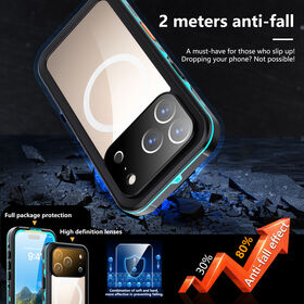 Funda Robusta para Teléfono 17PRO, Impermeable y de Alta Resistencia, Estándar Militar 810G, Protección Completa, Ideal para Importadores de Fundas Resistentes