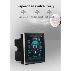 Controlador Inteligente del Sistema de Ventilación de Habitaciones para HVAC TUYA APP Sistema de Ventilación con Recuperación de Calor Controlador de Pantalla a Color