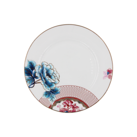 Ensemble de Vaisselle en Porcelaine avec Fleurs Roses, Bleues et Roses, Emballage Espace Occidental, Logo en Céramique Personnalisé, Style Moderne pour Salle à Manger, Technique Moderne pour les Fêtes