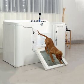 USMILEPET Baignoire pour animaux de compagnie, spa pour chiens, massage avec bain de lait à l'ozone à température constante pour chiens de petite, moyenne et grande taille