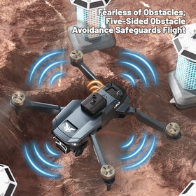 JJRC H115 PRO Dron con Evitación Inteligente de Obstáculos, Cámara Dual HD, Motor sin Escobillas, Posicionamiento de Flujo Óptico para Niños