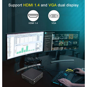 Fanless Mini PC I-ntel Core I3 7020U 6006U CPU 4/8/16/32GB DDR4 RAM MSATA SSD/HDD VGA HD-MI Dual Display Mini Desktop Computer