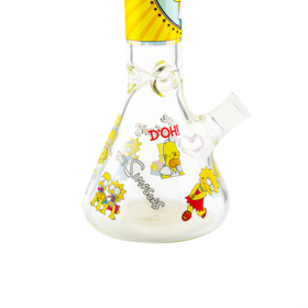 Hochwertige Wasserpfeife aus Glas im The Simpsons-Design vom Hersteller