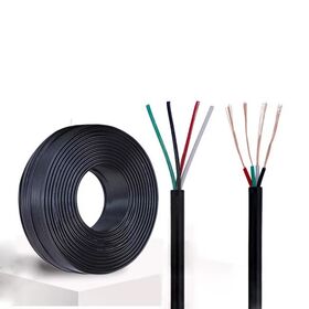 Cable Eléctrico Multiconductor Personalizable de 28 AWG, 4 Conductores, Recubierto de PVC, Rollo de Cable de Datos USB para USB, Tipo C, Cable de Carga, Etc.