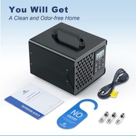 Portable Commercial Ozone Generator Air Purifier Digital Control Ozone Machine with Daily Cycle Schedule Odor Remover