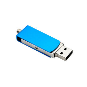 Custom Logo Bulk Metal USB Flash Drives 4GB 8GB 16GB 2.0 Swivel Pen Drive 32GB 64GB 128GB 3.0 USB Memory Stick with Key Chain