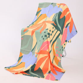 Serviette de plage en microfibre de haute qualité absorbant séchage rapide sans sable respirant serviette de plage