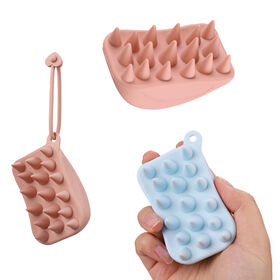Cepillos de Silicona para Cuerpo y Cabeza para Bebé y Niño, Cepillo para Baño y Ducha de Bebé con Logotipo Personalizado Disponible