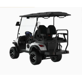 Neuartiger, einzigartiger elektrischer 4-Sitzer-Golfwagen mit Solarpanel - Motorisierter Elektro-Golfwagen