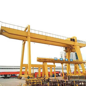 Heavy Duty doble viga pórtico grúa 120ton-200ton caja tipo construcción naval Portal gancho características motor cojinete caja de cambios