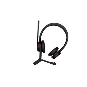 Fone de Ouvido Binaural com Cancelamento de Ruído e Microfone para Call Center, Bluetooth Sem Fio com ENC para Escritório - Promoção Imperdível