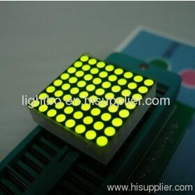 Affichage à matrice de points LED 8x8 de 1,9 mm Vert Pur