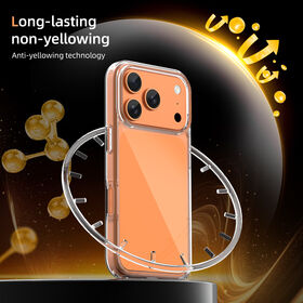 Offizielle 2026 Verstellbarer magnetischer Lanyard-Handygurt, stoßfeste Luftpolster-Handyhülle für iPhone 17 Pro Max