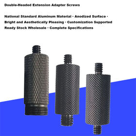 Camera Tripod Microphone Adapter Screw 1/4 to 3/8 to 5/8 Thread Converter Mount Accessories for Live Streaming, DSLR, Mic Stand