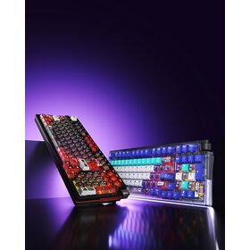 Commutateurs Linéaires HIFI, Clavier Mécanique Sans Fil Rétroéclairé RGB TK52Q, Mode Triple BT5.0/2.4GHz/USB-C Clavier Personnalisé Remplaçable à Chaud