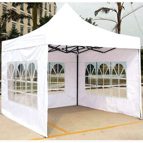 Barato al por mayor resistente de una sola capa toldo tiendas 10x10 10x15 10x20 Pop-Up al aire libre exposiciones