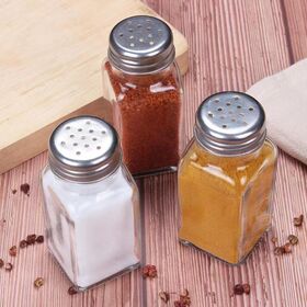 Bulk Sale Glass Spice Shaker for Restaurant and Catering Use