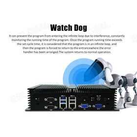 GK1 Mini Ordinateur Industriel I-ntel C-minerai I3-6100U 6COM 2LAN HD-MI VGA Win10/Linux Fanless mini pc Soutien POS Machine