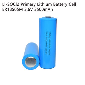 ER18505M 3.6V 3500mAh Pile Primaire au Lithium Li-SOCl2 pour Compteurs de Gaz et Dispositifs de Surveillance