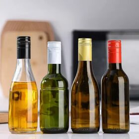 Custom Logo Glass Wine Bottle for Branded Wine and Gift Packaging