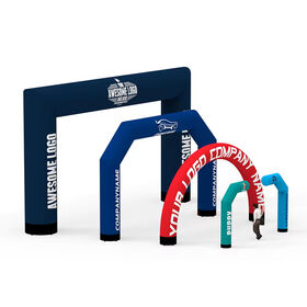 Customizable Oxford Inflatable Arch Entrance Gate for Wedding Events, 3D Design Included