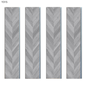 Lantai Vinyl SPC Tahan Air, Herringbone Oak Mountain, Mewah, Pengiriman Cepat - Papan Lantai