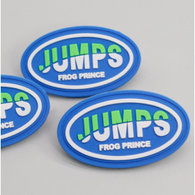 Customizable Heat-Resistant 3D Silicone Rubber Patch with Tatami Backing for Brand Apparel