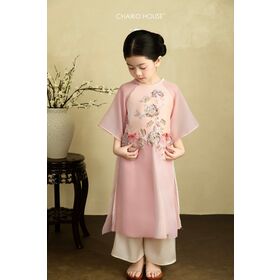 Fabricante Vietnamita Vestidos de Festa Tradicionais para Bebê Meninas com Contas à Mão, Flores, Laço e Lantejoulas para Ocasiões Especiais/Vestidos de Dama de Honra - Yen Dan