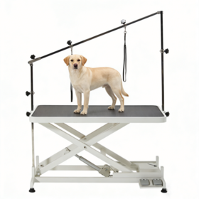 USMILEPET Table de toilettage pour animaux de compagnie très demandée avec réglage électrique de la hauteur, station de toilettage pour chiens pour salon de toilettage pour animaux