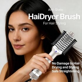 Factory Wholesale Multifunctional Hot Air Brush Hair Dryer Styling 3-in-1 Hair Straightener and Curler
