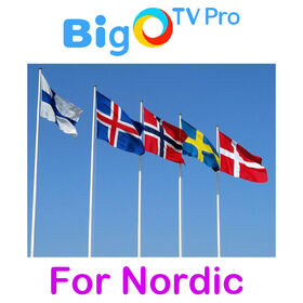 Panel mayorista de revendedor de IPTV Livego Bigopro Suscripción de IPTV Strong 8K Trex Tivione para Suecia Polonia Noruega Nórdico Finlandia