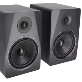 Swift Delivery Brand new ORIGINAL-Powered Studio Monitor Professional Speaker Made of Plastic-Authentic with full packinh