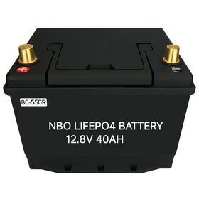 Manufacturer NBO-86-550 cold start battery high quality rechargeable lifepo4 battery 12V40Ah for car jump starter