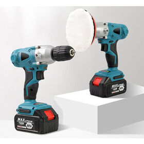 Perceuse électrique multifonction 2 en 1 lithium-ion pour polir les voitures