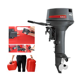 Swift Delivery New YMH 40HP Two-cylinder Gasoline Outboard Marine Engine E40JMHL for Fishing Boat Trolling Motor Small Boat Manual