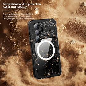 Para Samsung S26 caso ultra impermeable magnético militar grado completo cuerpo a prueba de golpes a prueba de polvo a prueba de nieve antideslizante caja del teléfono resistente