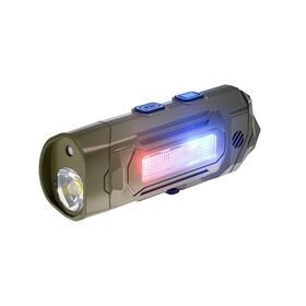 Nueva Linterna Multifunción de Alta Luminosidad Portátil EDC con Láser, Luz Infrarroja UV y Zumbador de Alarma Incorporado