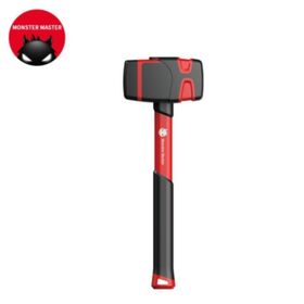 TOTAL Marteau Caoutchouc Double Tête 40mm - Manche Fibre 900mm