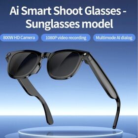 OEM ODM Lunettes Intelligentes promotionnelles avec Caméra 8MP, IA, Assistant Vocal, Traduction et Reconnaissance de Photos 2026