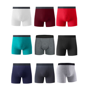 Vente chaude de boxers/sous-vêtements extra-longs en coton grande taille pour hommes