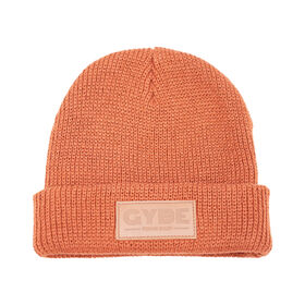 Autumn and winter knitted hat for women; simple and comfortable; custom logo for men's outdoor versatile winter hat.