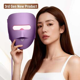 Proveedor OEM Mascarilla Facial LED Programable con Temporizador para Rutina de Cuidado de la Piel en Casa Personalizada